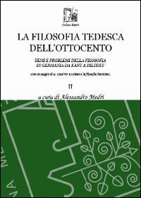 La filosofia tedesca dell'Ottocento. Vol. 2 - copertina