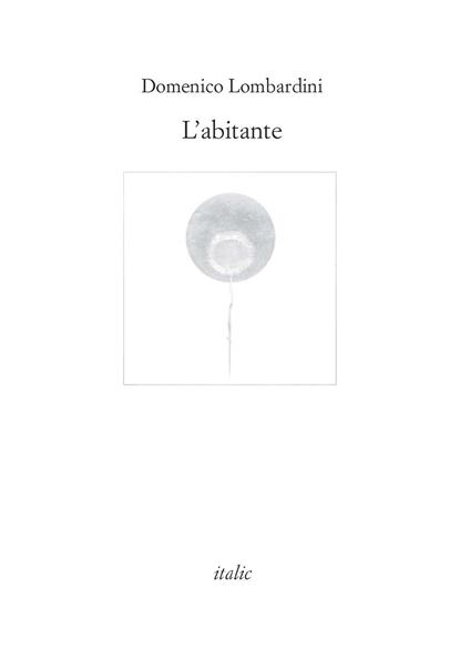 L'abitante - Domenico Lombardini - copertina