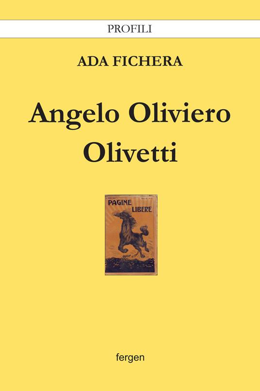 Angelo Oliviero Olivetti - Ada Fichera - copertina