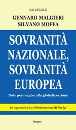 Sovranità nazionale, sovranità europea. Note per reagire alla globalizzazione