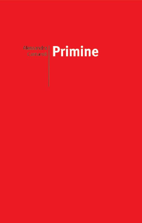 Primine - Alessandra Carnaroli - copertina