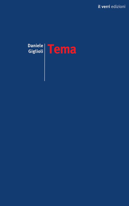 Tema - Daniele Giglioli - copertina