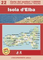 Isola d'Elba. Große Elba-Durchquerung. Con carta escursionistica 1:25.000