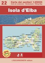Isola d'Elba. Grande travèrsée de l'Ile d'Elbe. Con carta escursionistica 1:25.000. Ediz. francese