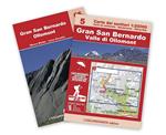 Gran San Bernardo, valle di Ollomont. Con cartina 1:250.000. Ediz. multilingue
