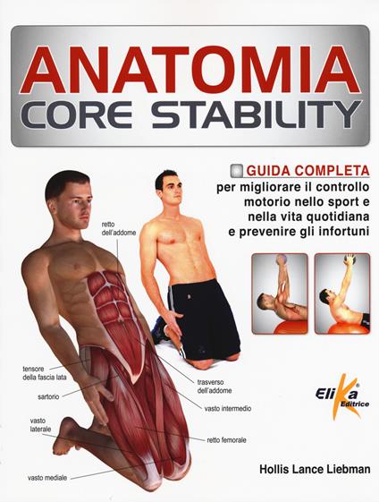 Anatomia Core Stability. Guida completa per migliorare il controllo motorio nello sport e nella vita quotidiana e prevenire gli infortuni - Lance Liebman Hollis - copertina