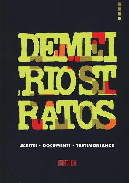 Demetrio Stratos. Scritti, documenti, testimonianze - copertina