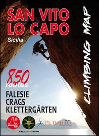 San Vito Lo Capo climbing map. 850 vie. Ediz. italiana, inglese e tedesca - Massimo Cappuccio,Giuseppe Gallo - copertina