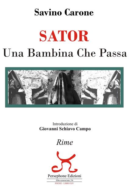 Sator, una bambina che passa - Savino Carone - copertina