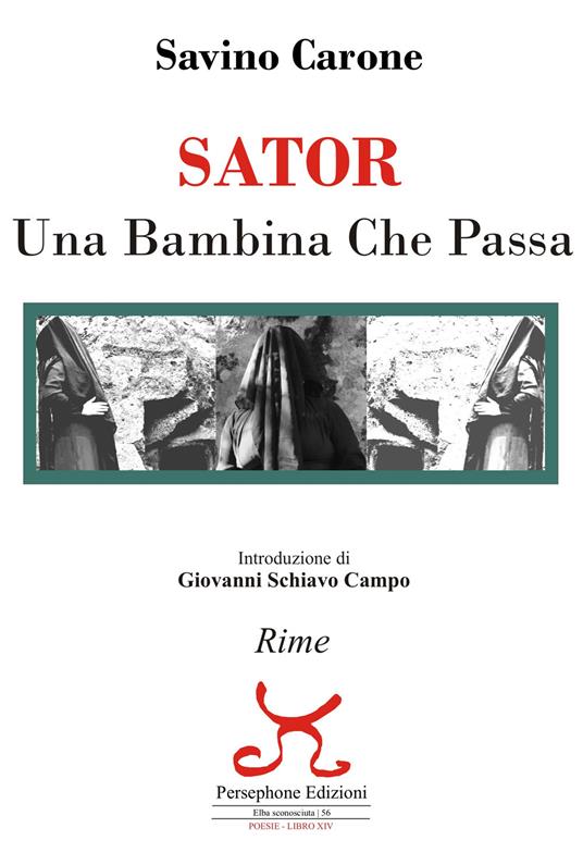 Sator, una bambina che passa - Savino Carone - copertina