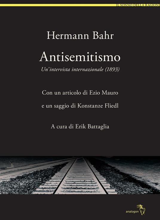 Antisemitismo. Un'intervista internazionale (1893) - Hermann Bahr - copertina
