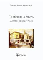 Testimone a latere. Accadde all'improvviso