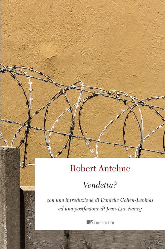Vendetta? - Robert Antelme - copertina