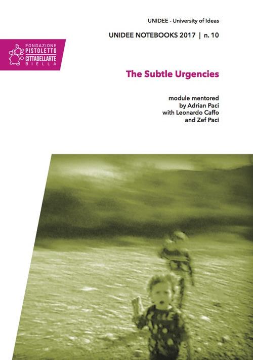The subtle urgencies - copertina