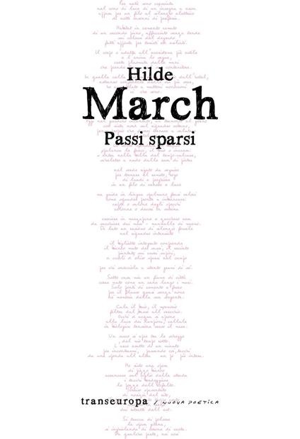 Passi sparsi. Taccuini del transitare - Hilde March - copertina