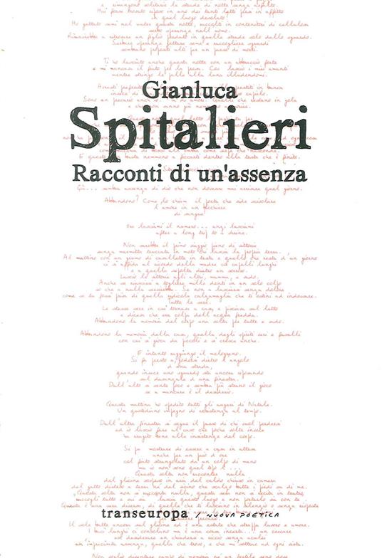 Racconti di un'assenza - Gianluca Spitalieri - copertina