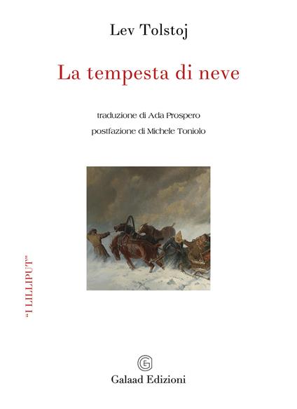 La tempesta di neve - Lev Tolstoj - copertina