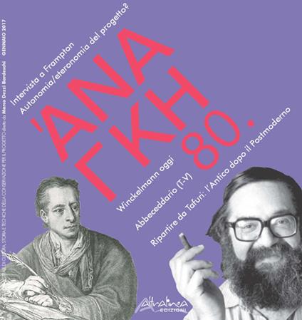 Ananke 80 Gennaio 2017 - Marco Dezzi Bardeschi - copertina