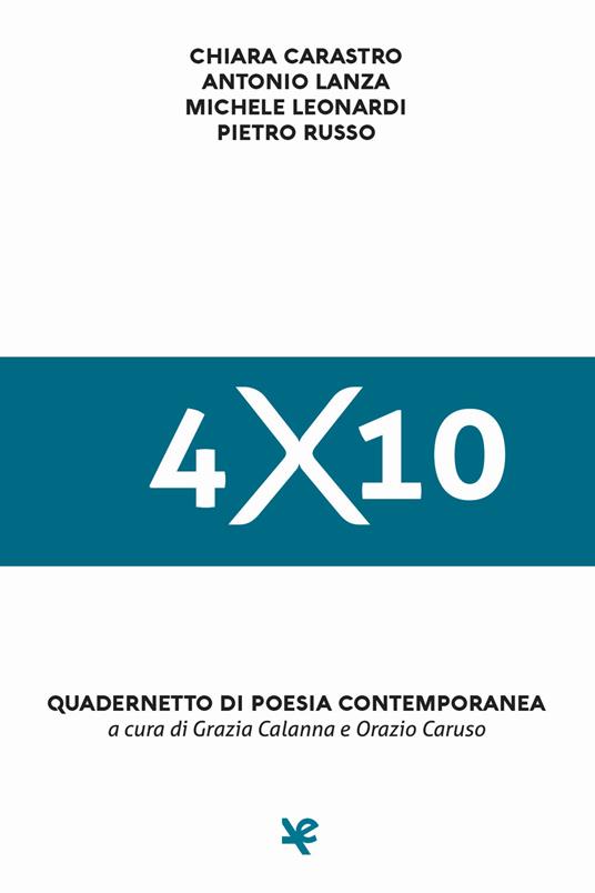4x10. Quadernetto di poesia contemporanea - copertina