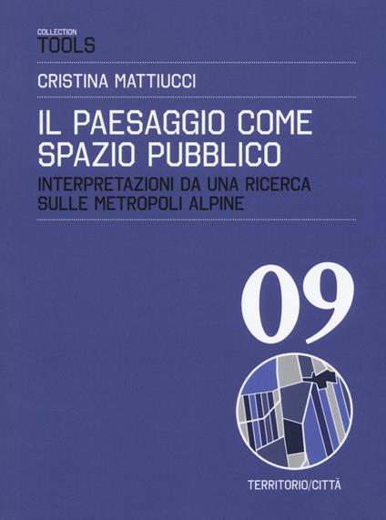 Il paesaggio come spazio pubblico. Interpretazioni da una ricerca sulle metropoli alpine - Cristina Mattiucci - copertina