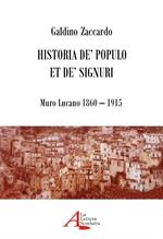 Historia de' populo et de' signuri. Muro Lucano 1860-1915