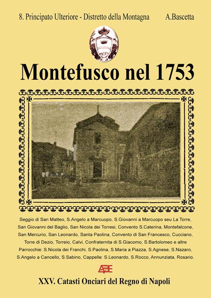 Montefusco nel 1753 - Arturo Bascetta - copertina