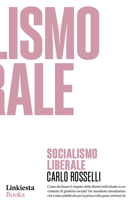 Socialismo liberale - Carlo Rosselli - copertina