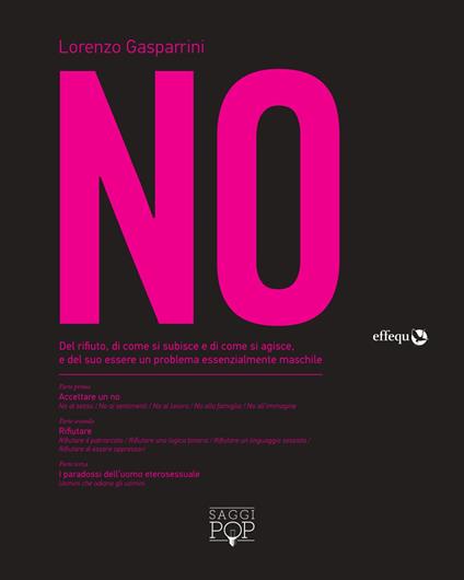 No. Del rifiuto, di come si subisce e di come si agisce e del suo essere un problema essenzialmente maschile - Lorenzo Gasparrini - copertina
