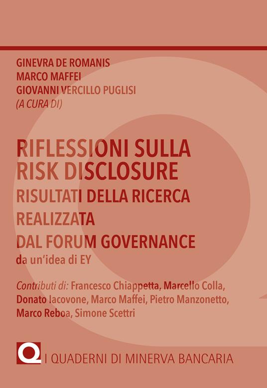 Riflessioni sulla Risk Disclosure. Risultati della ricerca realizzata dal Forum Governace - copertina