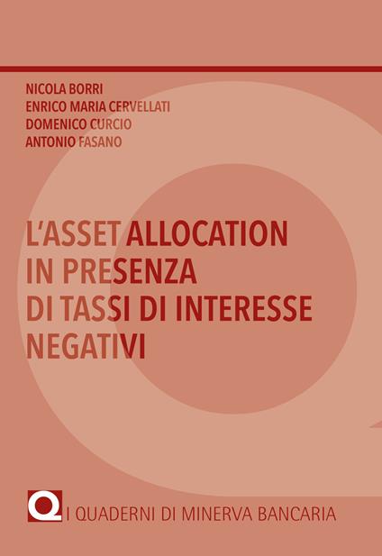 L' asset allocation in presenza di tassi di interesse negativi - copertina