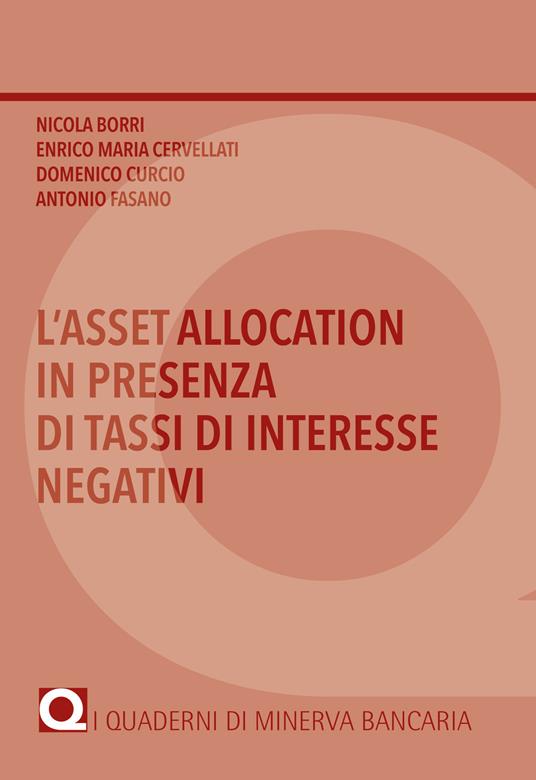 L' asset allocation in presenza di tassi di interesse negativi - copertina