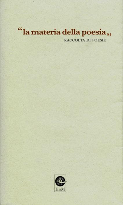 La materia della poesia - copertina
