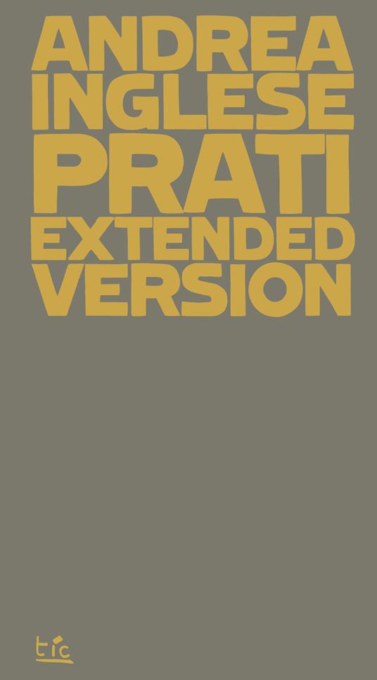 Prati (Extended Version) - Andrea Inglese - copertina
