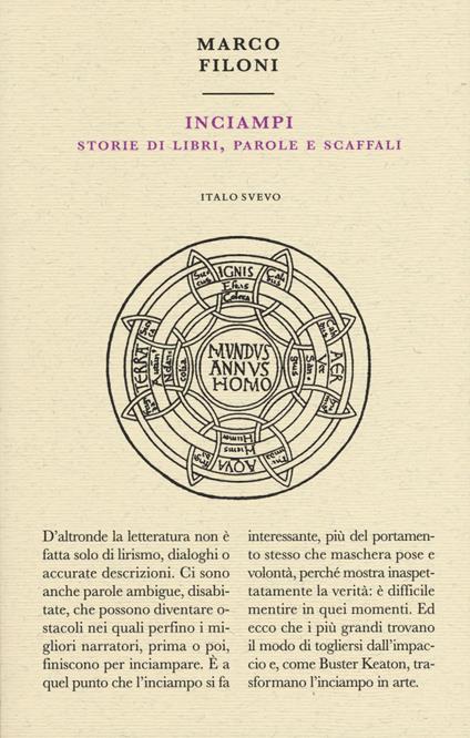 Inciampi. Storie di libri, parole e scaffali - Marco Filoni - copertina