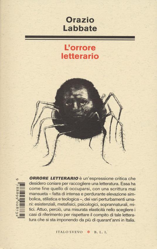 L'orrore letterario - Orazio Labbate - copertina