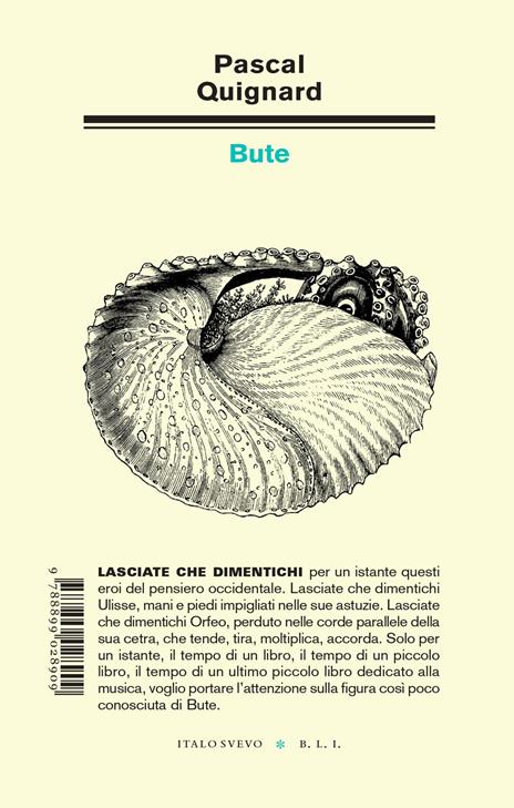 Bute - Pascal Quignard - copertina