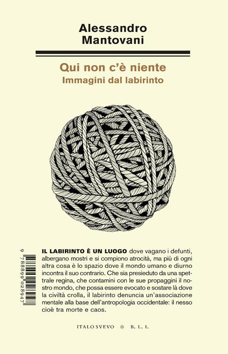 Qui non c'è niente. Immagini dal labirinto - Alessandro Mantovani - copertina