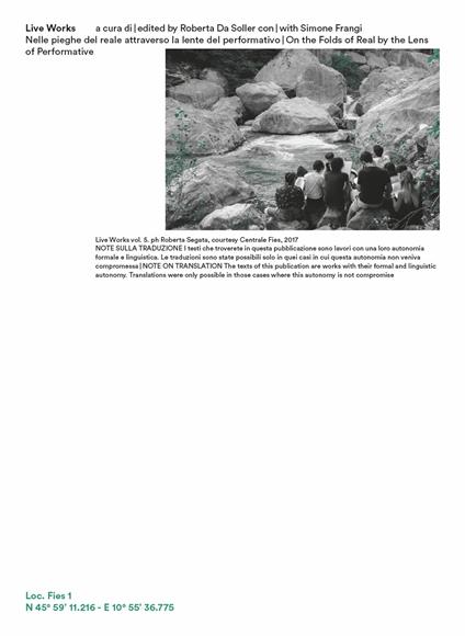 Live Works. Nelle pieghe del reale attraverso la lente del performativo?-On the folds of real by the lens of performative - copertina