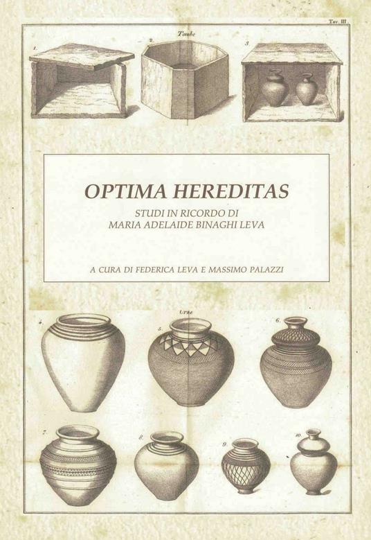 Optima Hereditas. Studi in ricordo di Maria Adelaide Binaghi Leva - copertina