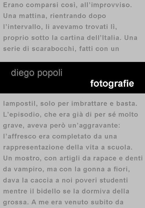 Fotografie - Diego Popoli - copertina