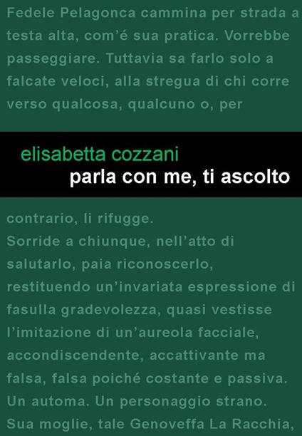 Parla con me, ti ascolto - Elisabetta Cozzani - copertina