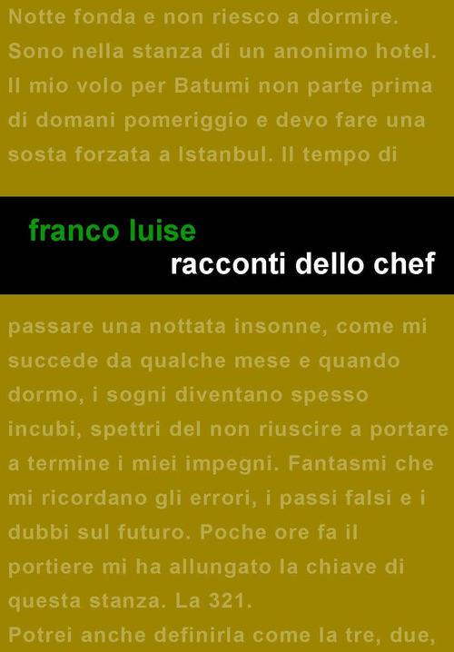 Racconti dello chef - Franco Luise - copertina