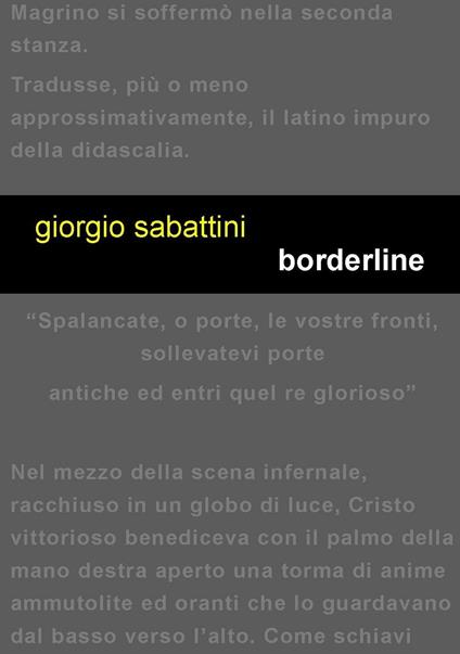 Borderline - Giorgio Sabattini - copertina