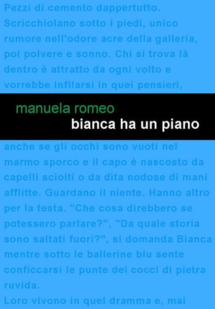 Bianca ha un piano - Manuela Romeo - copertina