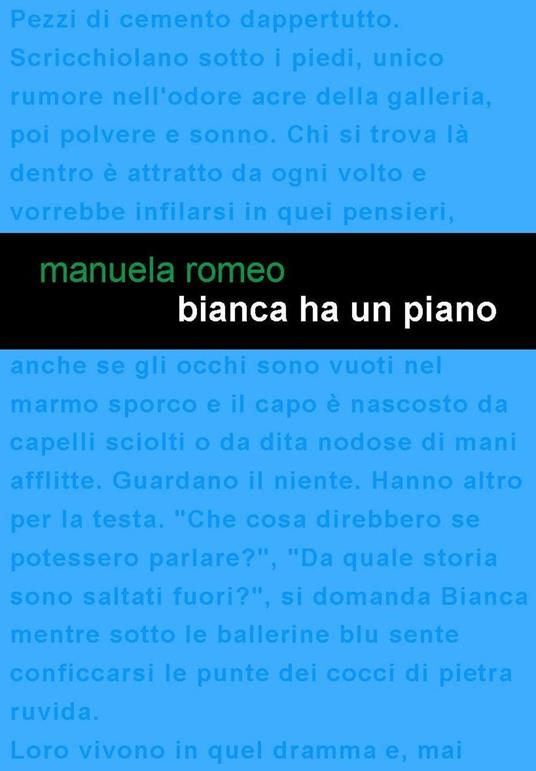 Bianca ha un piano - Manuela Romeo - copertina