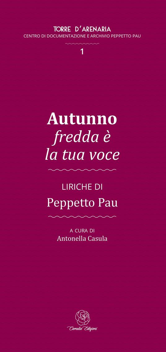 Autunno fredda è la tua voce - Giuseppe Pau - copertina