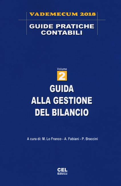 Guida alla gestione del bilancio. Vademecum 2018 - copertina