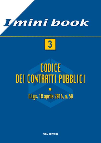 Codice dei contratti pubblici - copertina