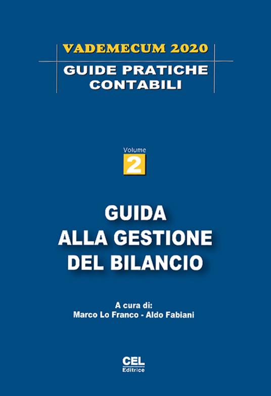 Guida alla gestione del bilancio. Vademecum 2020 - copertina