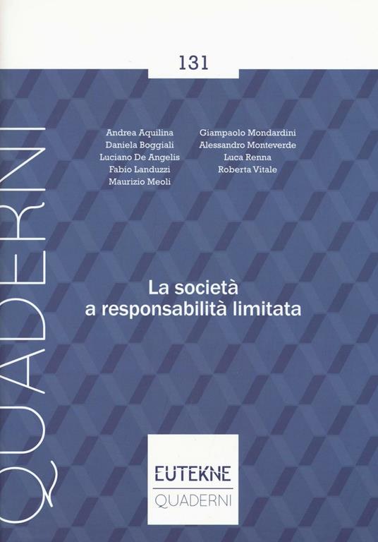 La società a responsabilità limitata - copertina